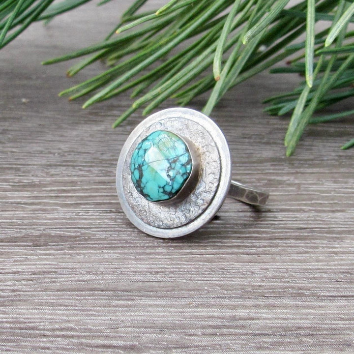 Circular Turquoise Ring