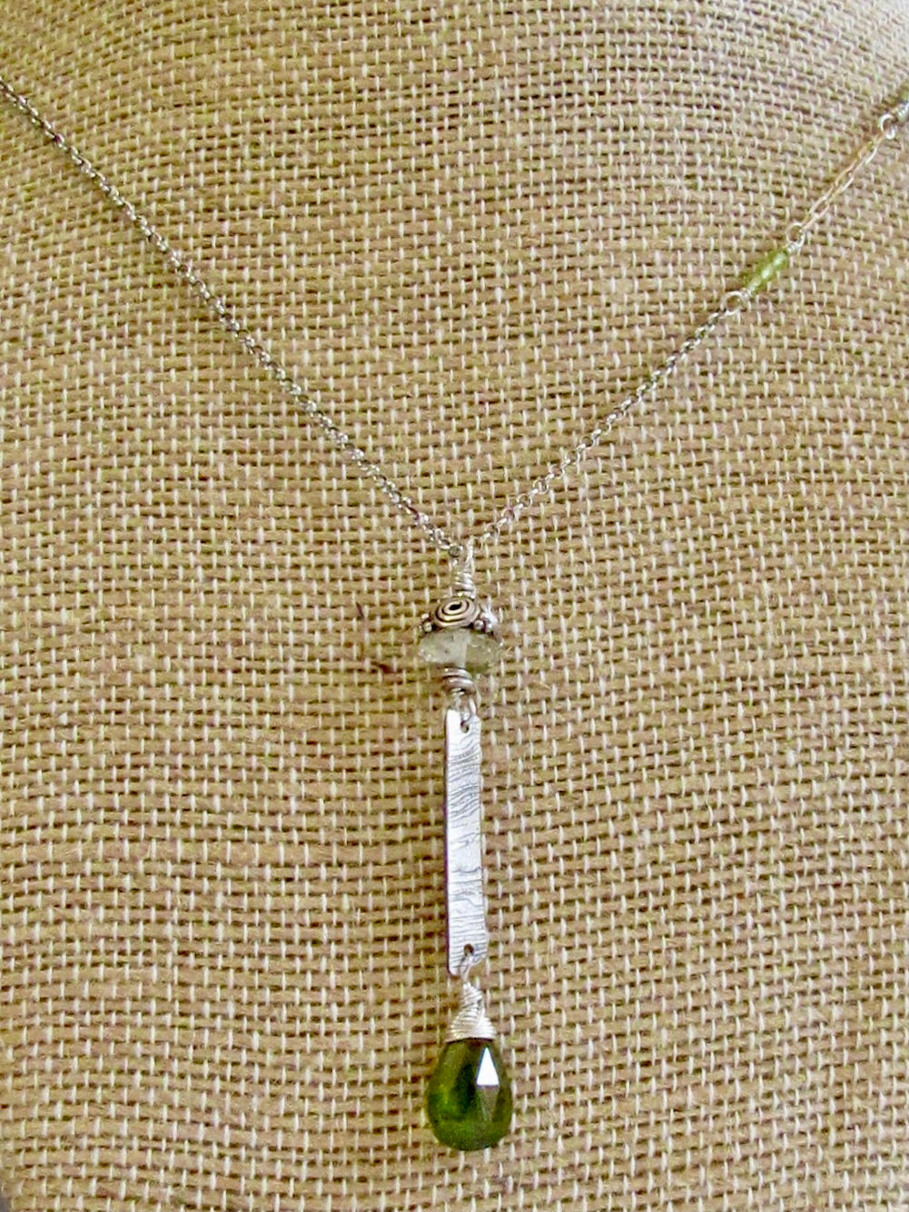 Rectangle Drop Necklace