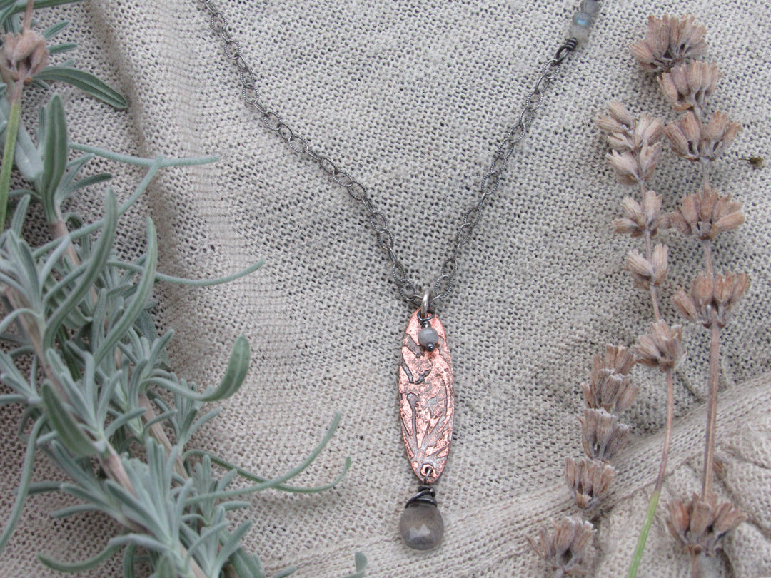 Copper Drop Necklace