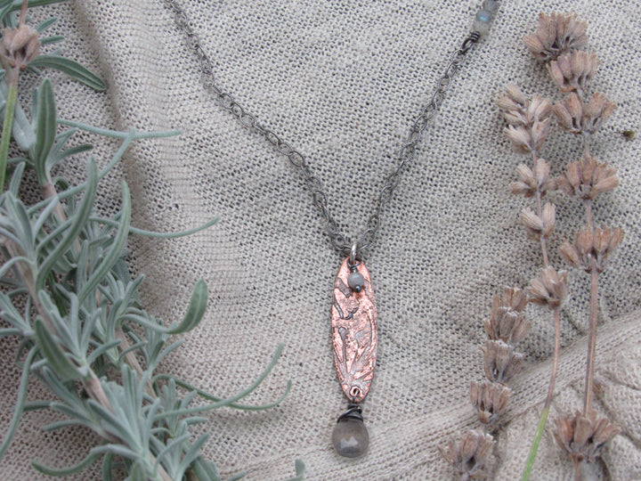 Copper Drop Necklace