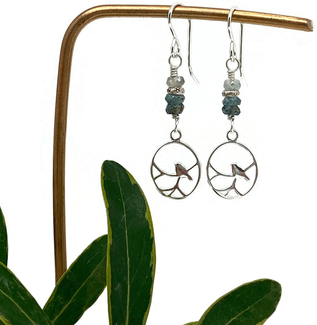 Aqua Flight Earrings