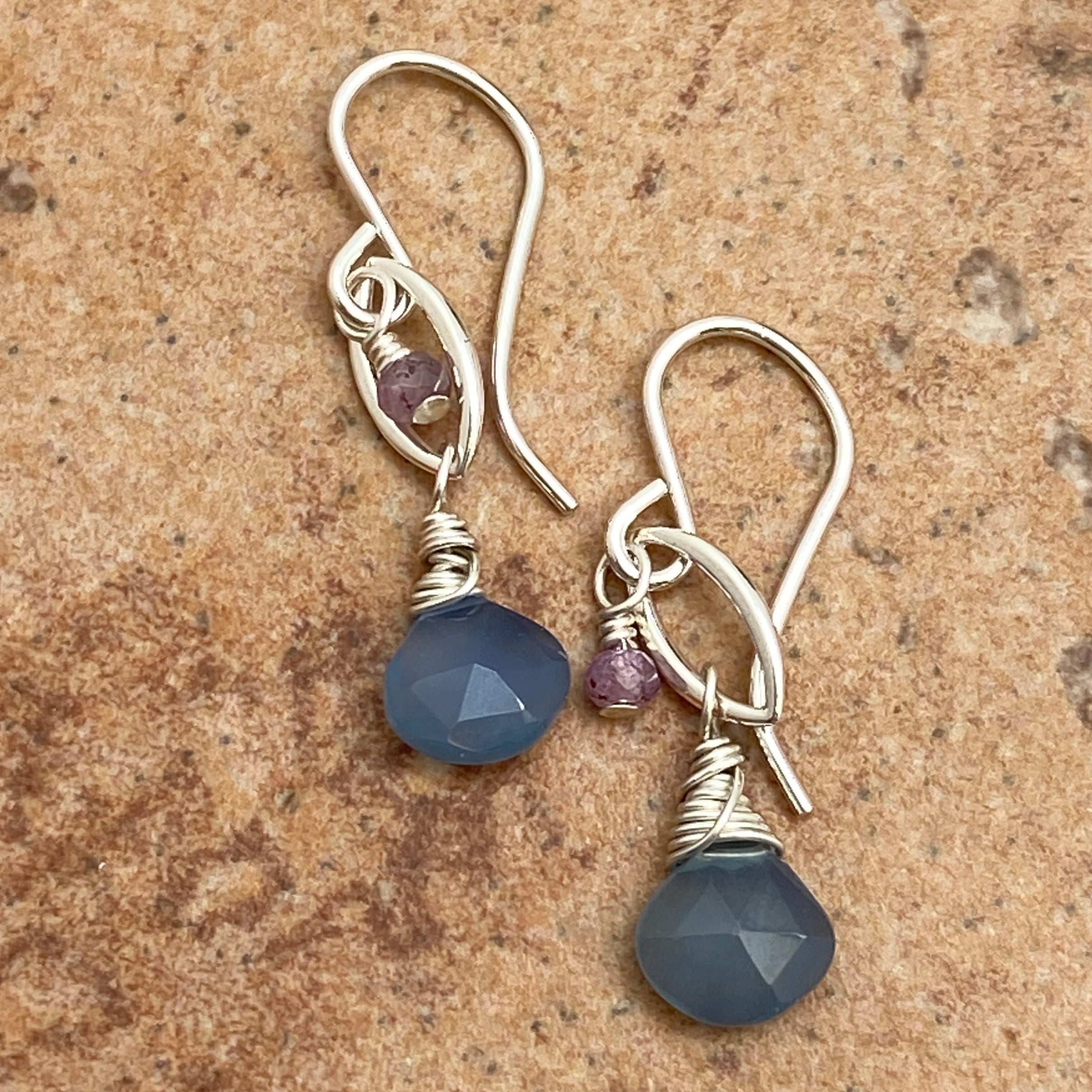 Two Stone Marquis Earrings