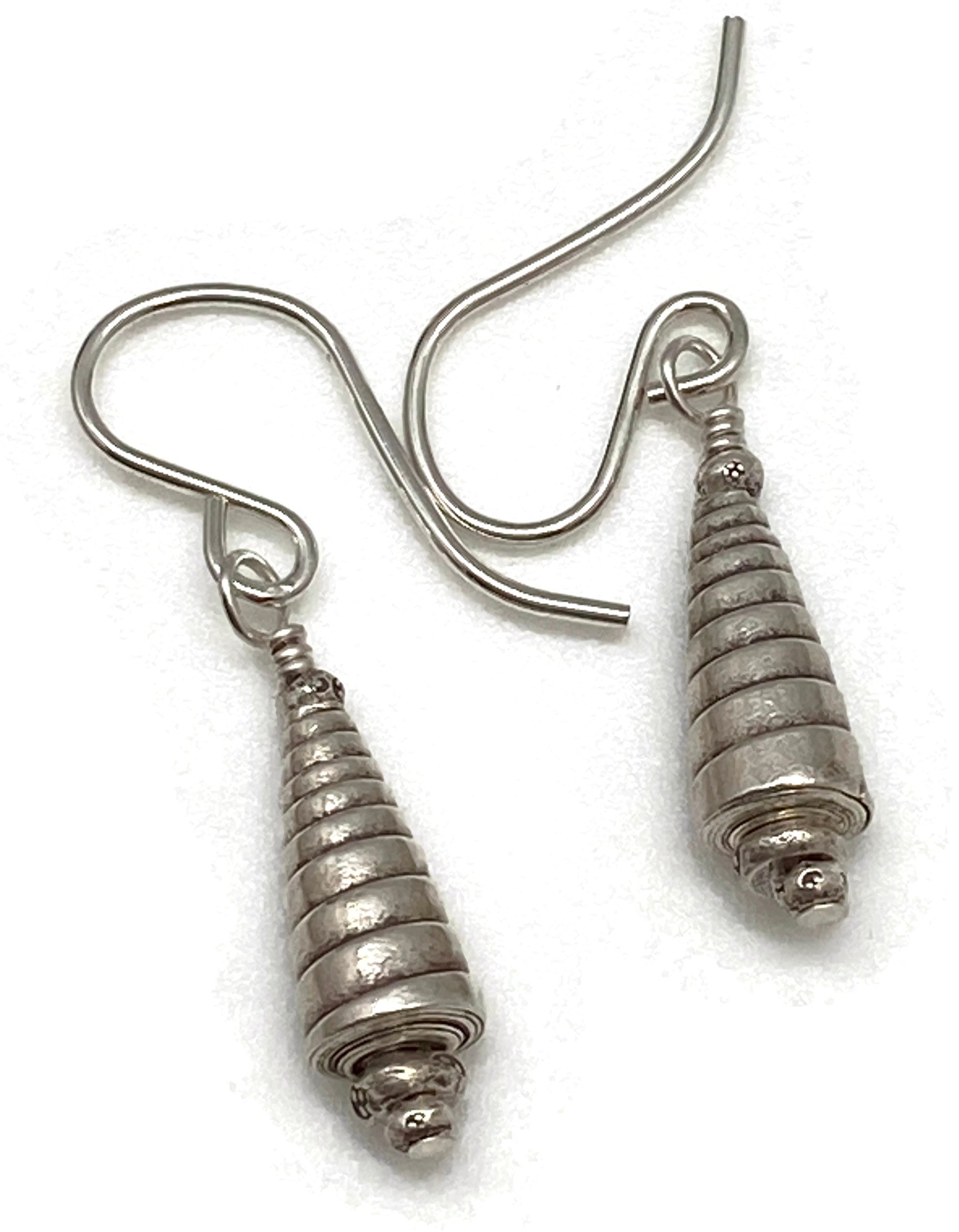 Folded Cone Earrings