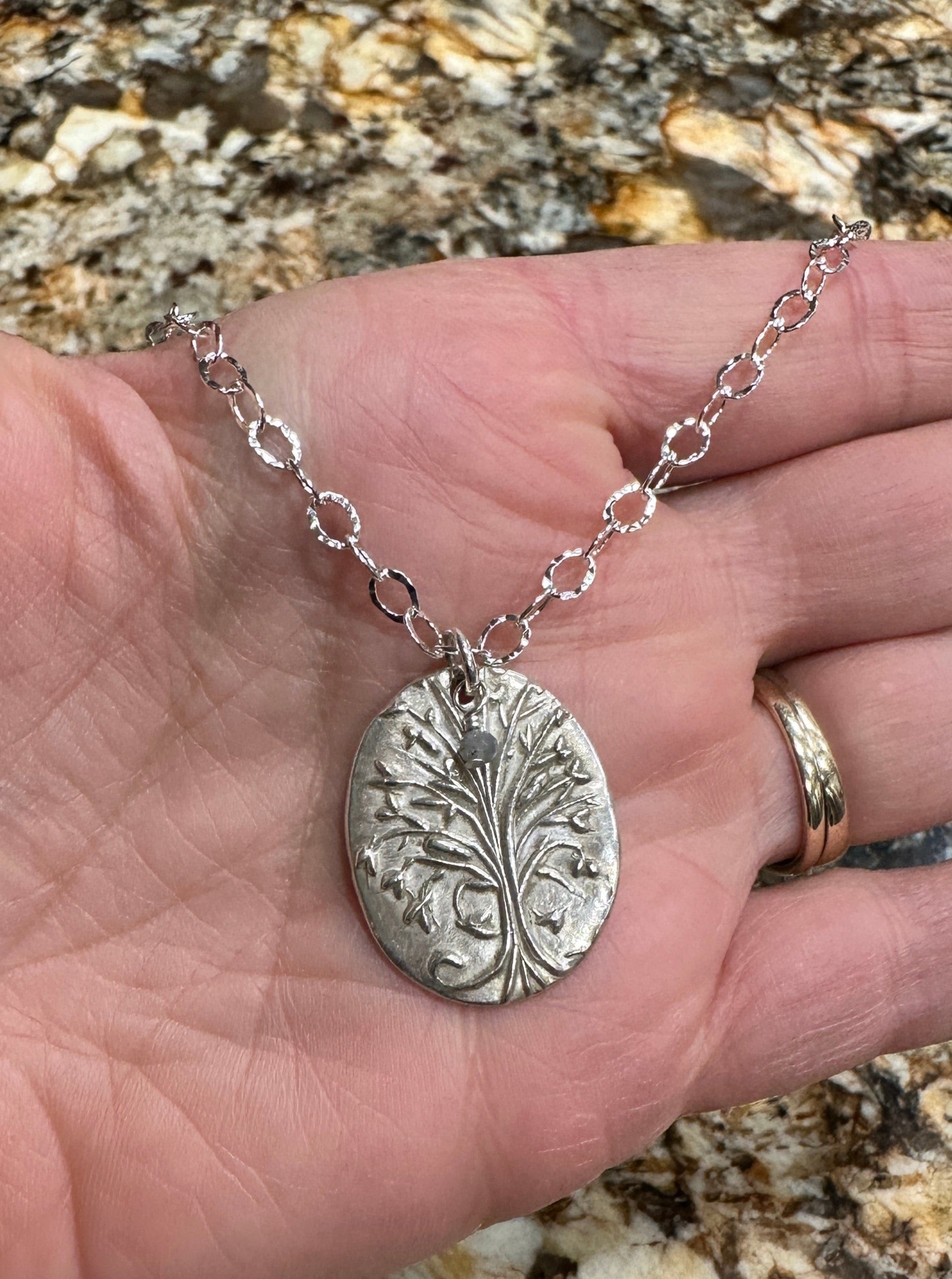 Silver Clay Pendant Necklaces