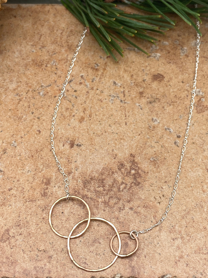 Golden Circles Necklace