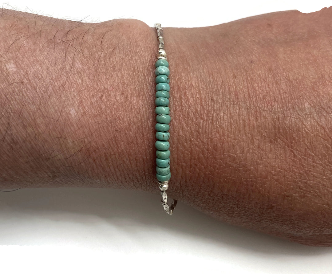 Soft Blue Turquoise Bracelet