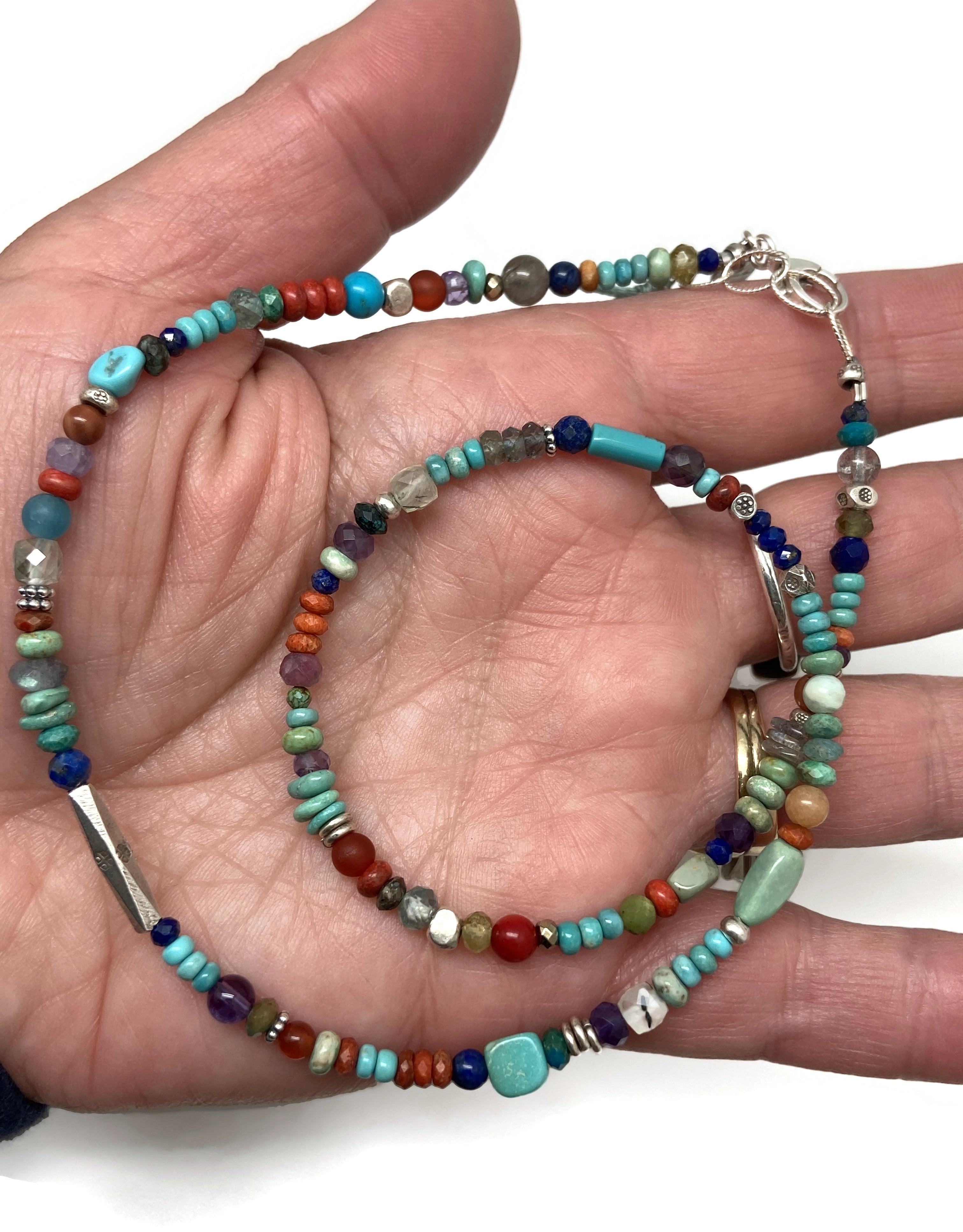 Turquoise Rainbow Necklace