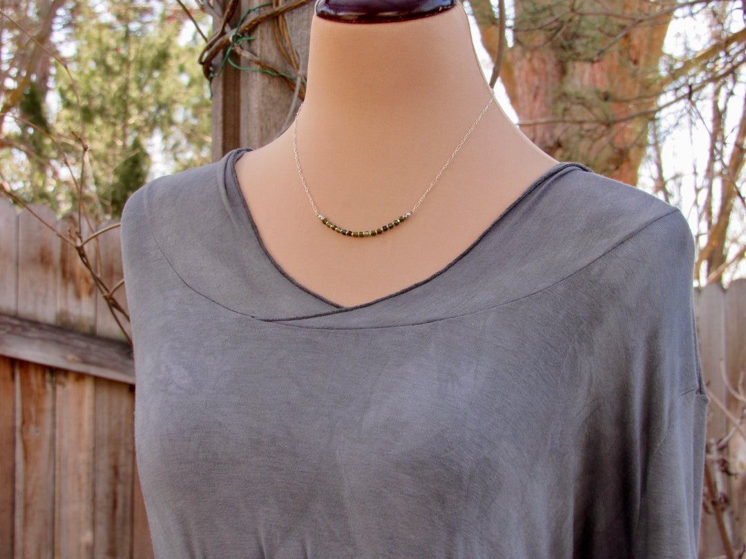 Zircon Choker Necklace