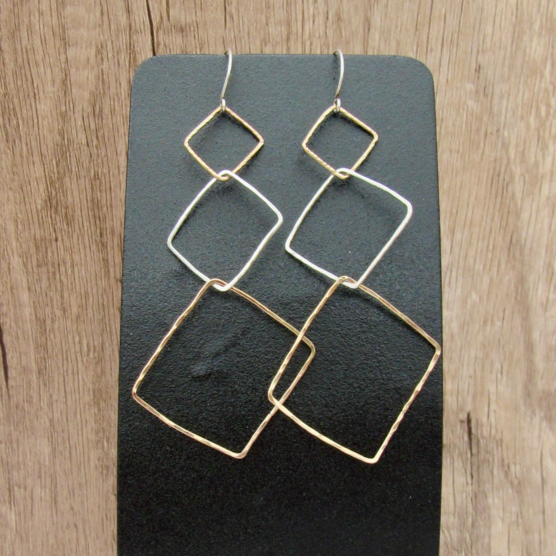 Geometric Chandelier Earrings